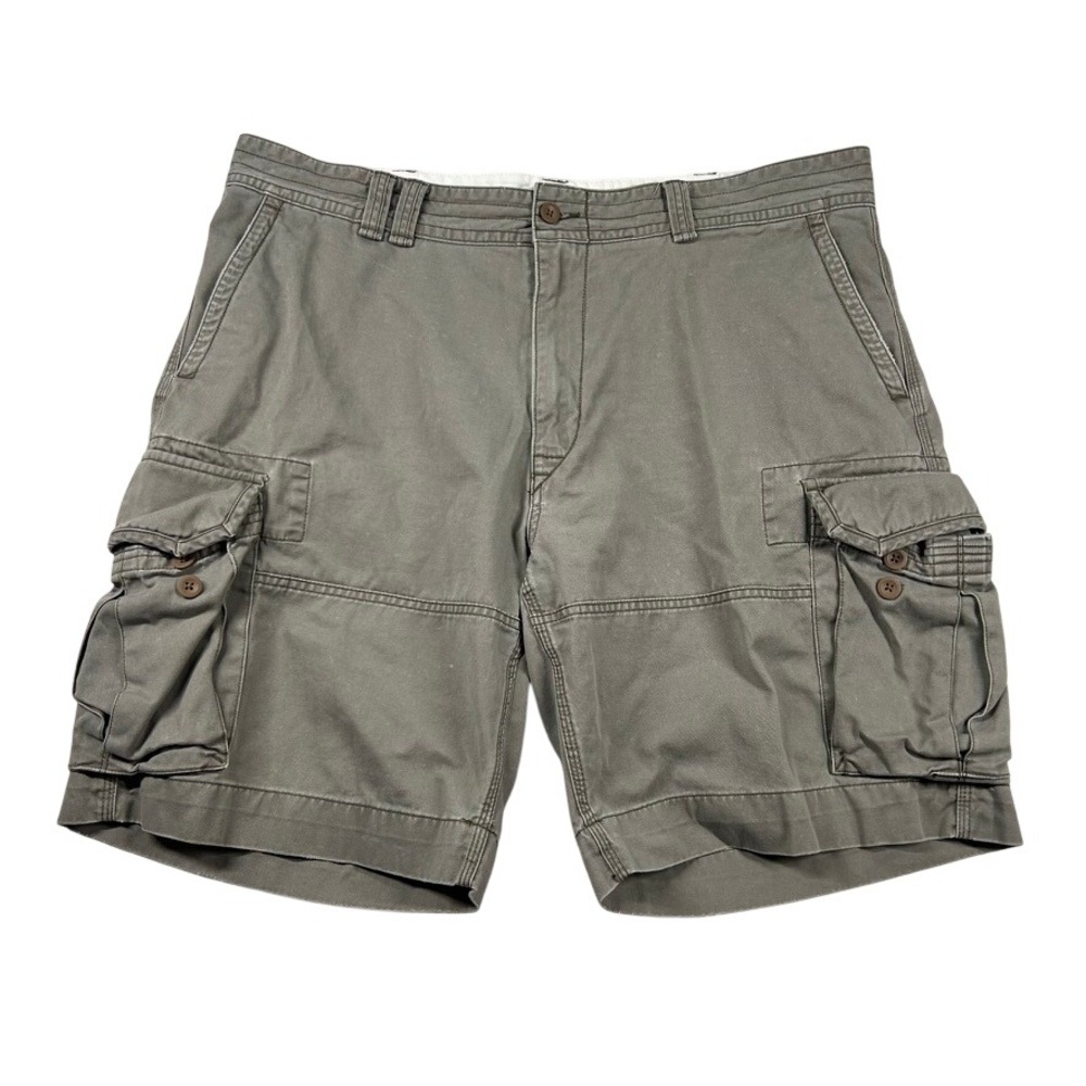 Polo Ralph Lauren Shorts Mens 42 Cargo Gray Cotton Twill Utility Casual Preppy